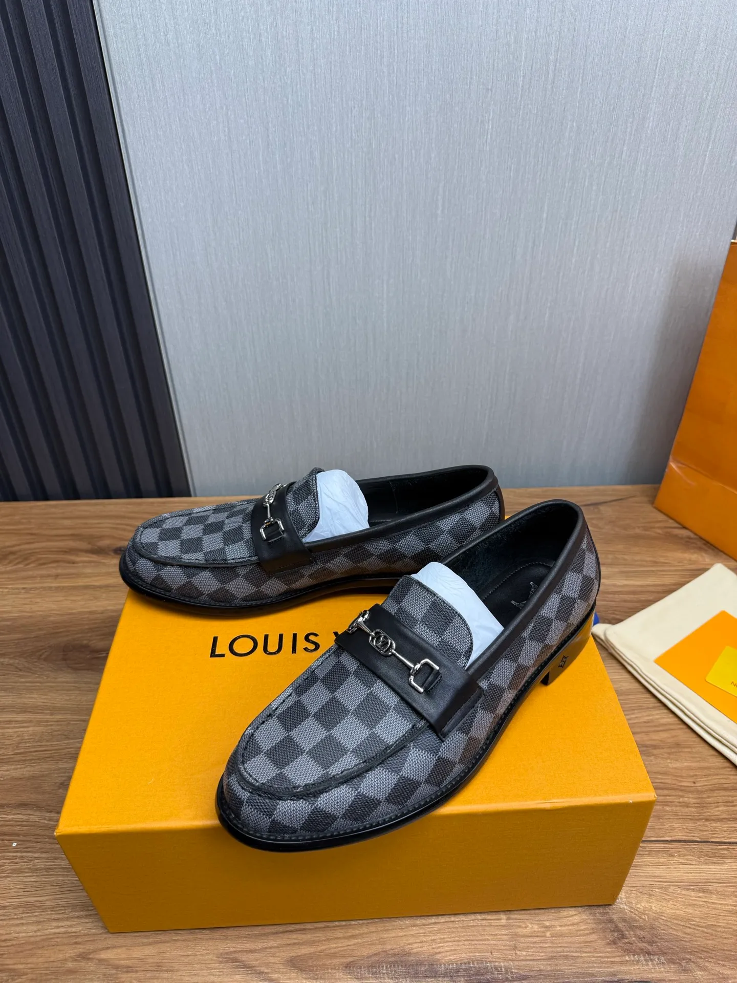 Factory 660💰 LV. Men's business casual leather shoes, all made of imported original brand leather, just to create a more comfortable wearing experience, original non-slip and wear-resistant outsole ✔️16-45 (38.45 non-returnable)